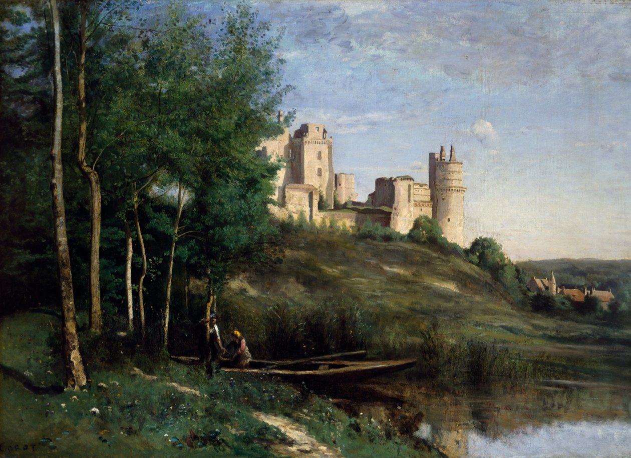 أطلال Château de Pierrefonds بواسطة جان بابتيست كميل كوروت