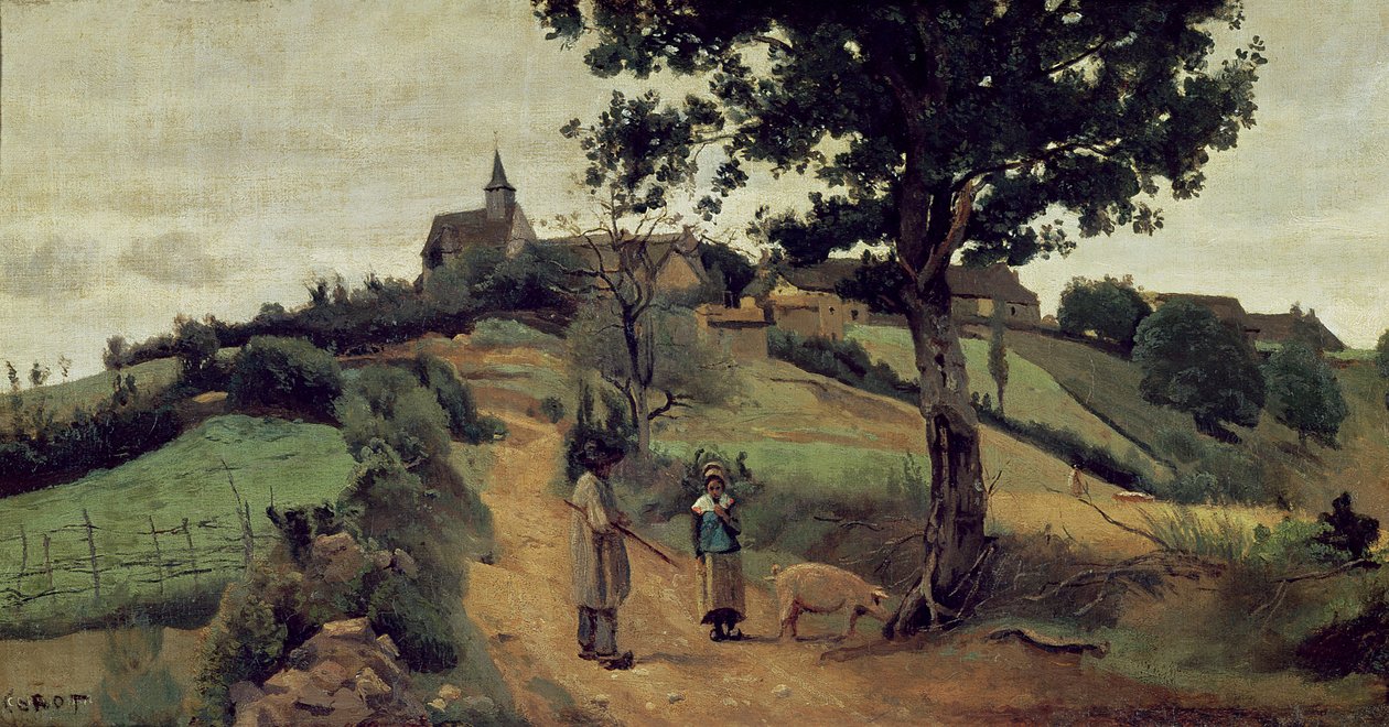 سانت أندريه إن مورفان ، 1842 بواسطة جان بابتيست كميل كوروت