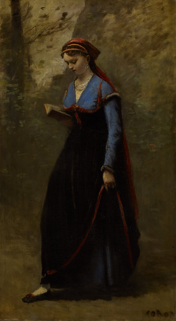 القارئ ، 1868 بواسطة جان بابتيست كميل كوروت