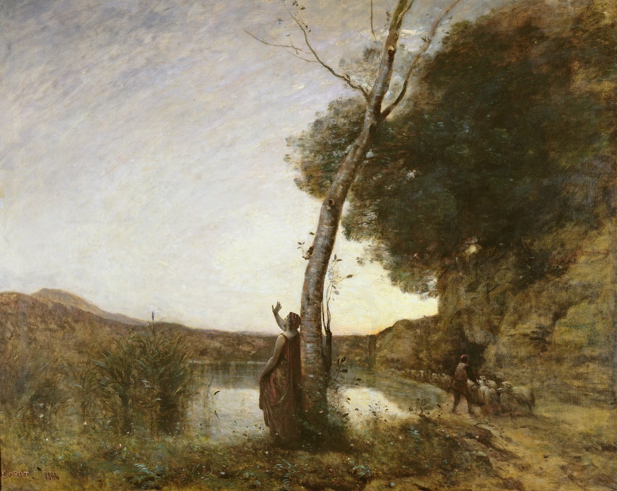 نجم الراعي ، 1864 بواسطة جان بابتيست كميل كوروت