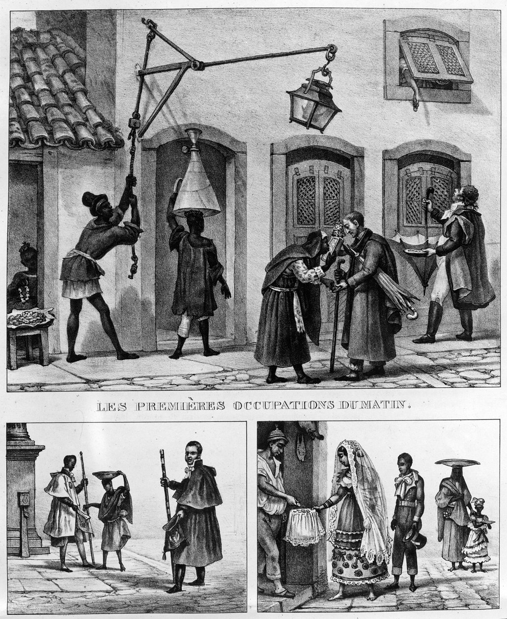 الحياة اليومية في البرازيل ، من "رحلات في البرازيل" ، طبعها تييري فريرز ، 1839 بواسطة جان بابتيست ديبرت