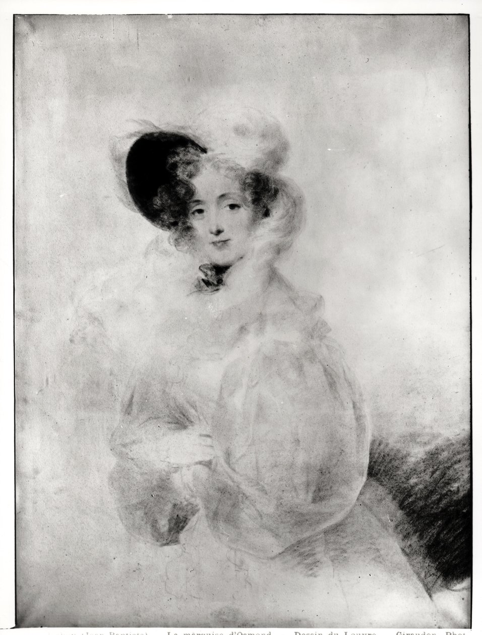 شارلوت لويز إليونور أديلايد ديسموند ، كونتيسة دي بوين (1781-1866) أوائل القرن التاسع عشر (باستيل على قماش) بواسطة جان بابتيست إيسابي