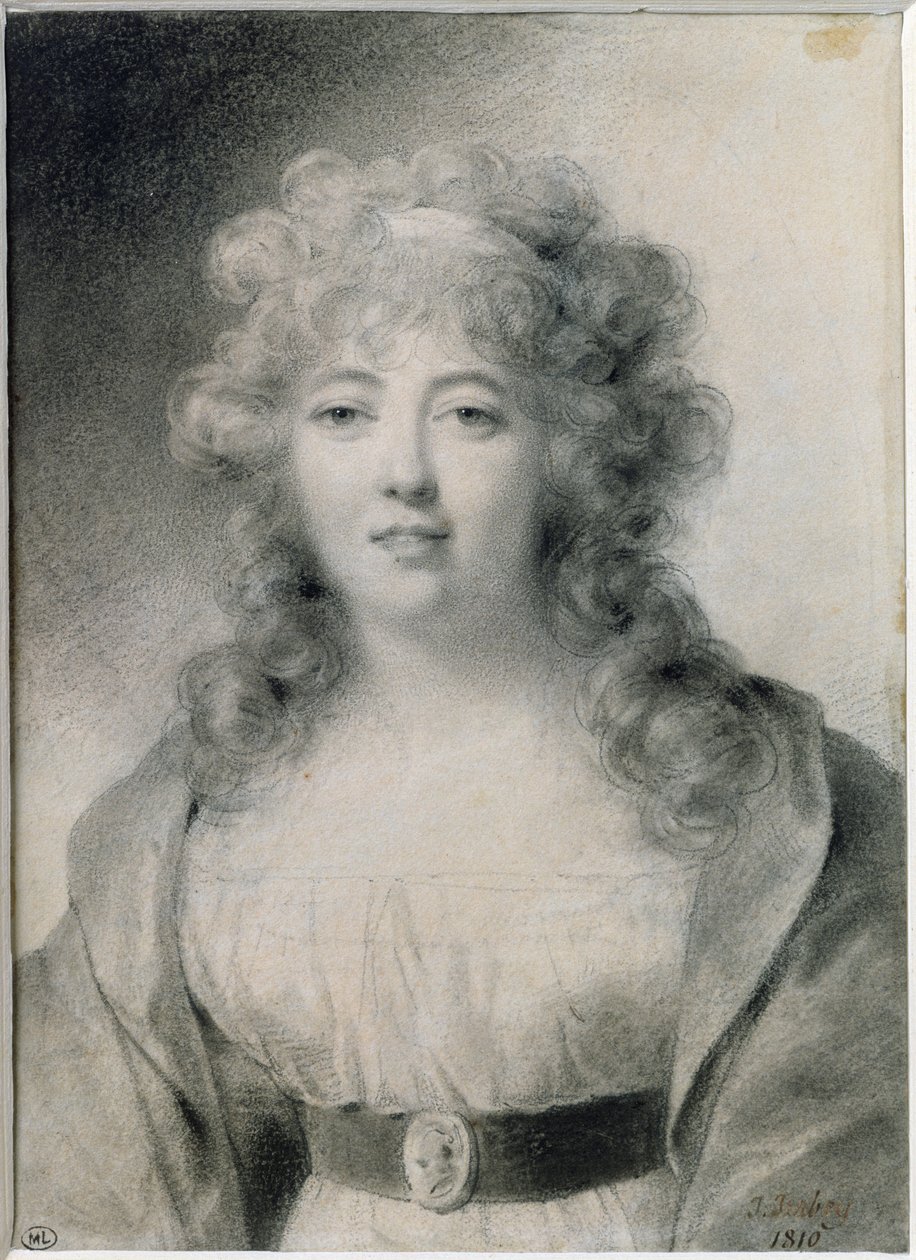مدام دي ستال (1766-1817) 1810 بواسطة جان بابتيست إيسابي