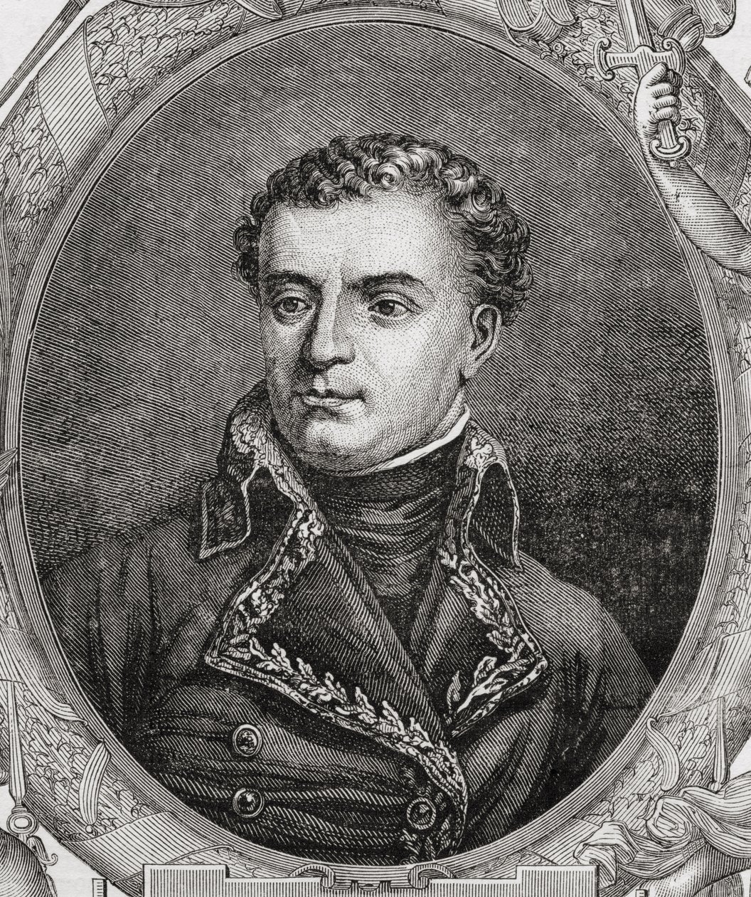 دومينيك كاثرين بيرينيون (1754-1818) ماركيز دي جريناد ، من "هيستوار دو لا ريفولانس فرانسيز" بواسطة لويس بلانك (1811-1882) منقوش بواسطة Pannemaker (1818) 1847-62 بواسطة جان بابتيست لينارد