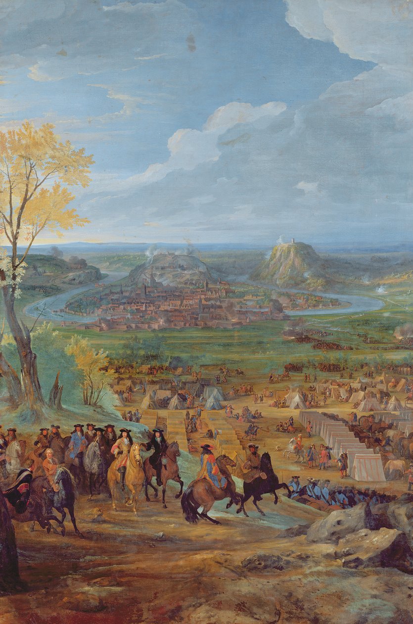 حصار بيزانسون عام 1674 من قبل جيش لويس الرابع عشر بواسطة جان بابتيست مارتن