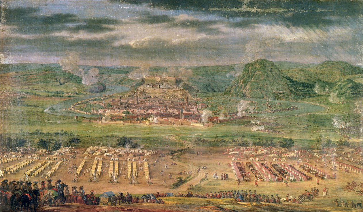 حصار بيزانسون في مايو 1674 بواسطة جان بابتيست مارتن
