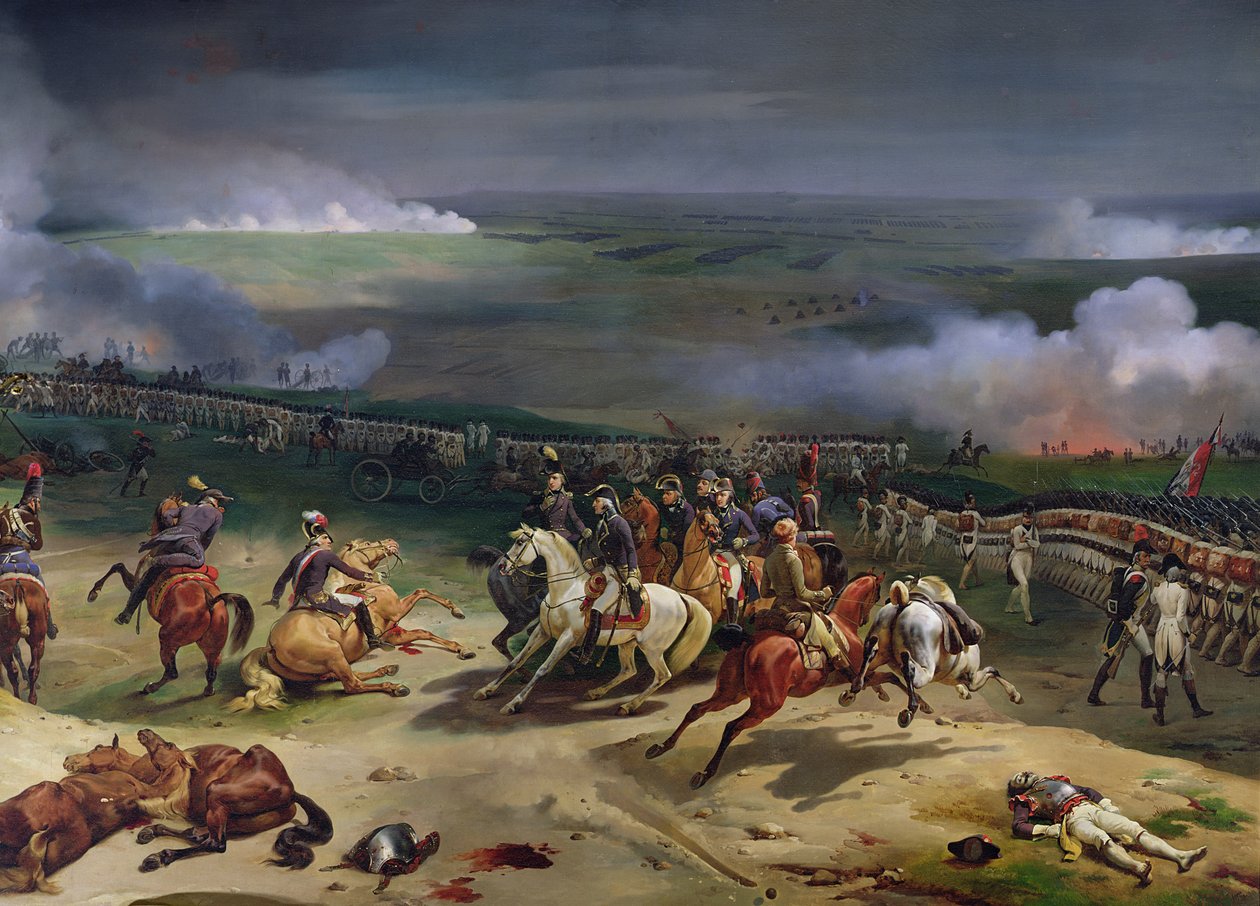 معركة فالمي ، 20 سبتمبر 1792 ، 1835 (تفاصيل الجانب الأيمن) بواسطة جان بابتيست Mauzaisse