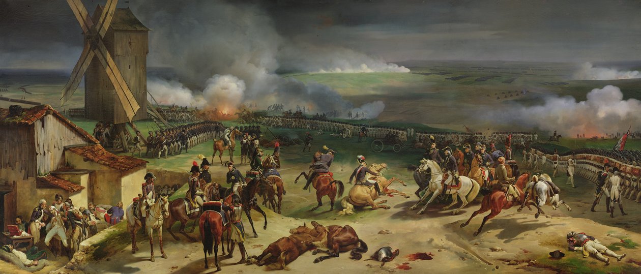 معركة فالمي ، 20 سبتمبر 1792 ، 1835 بواسطة جان بابتيست Mauzaisse