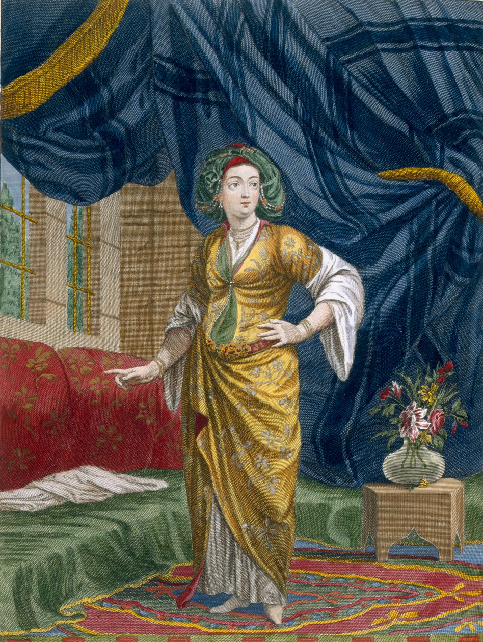 امرأة يونانية في شقتها ، c.1708 بواسطة جان بابتيست فانمور