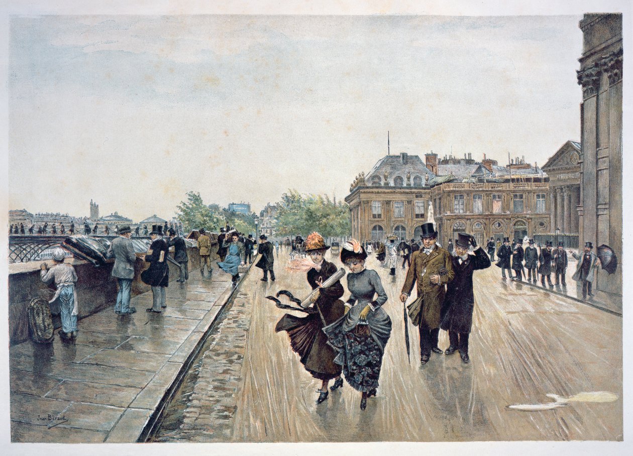 Un Coup de Vent ، c.1889 بواسطة جان بيرود