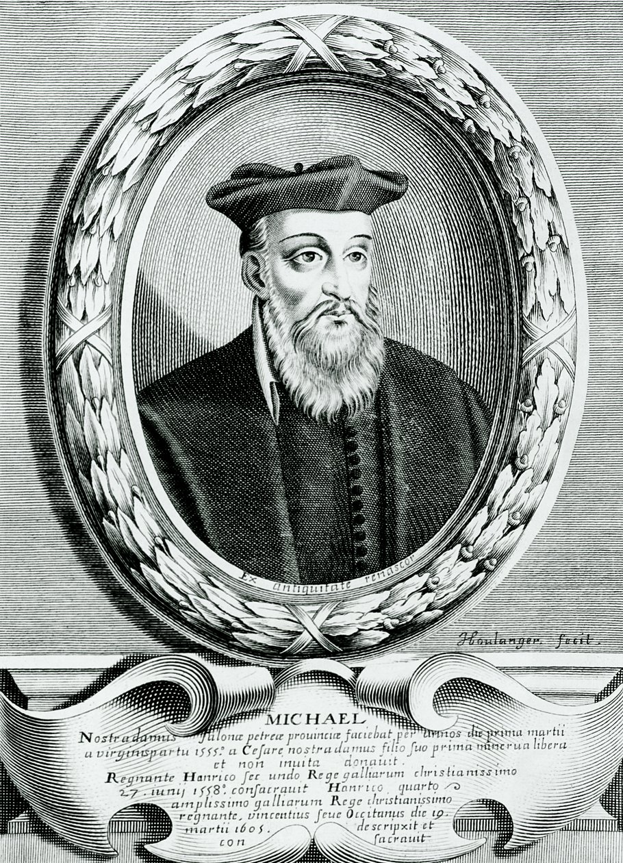 صورة ميشيل دي نوستريدام (1503-66) بواسطة جان بولانجر