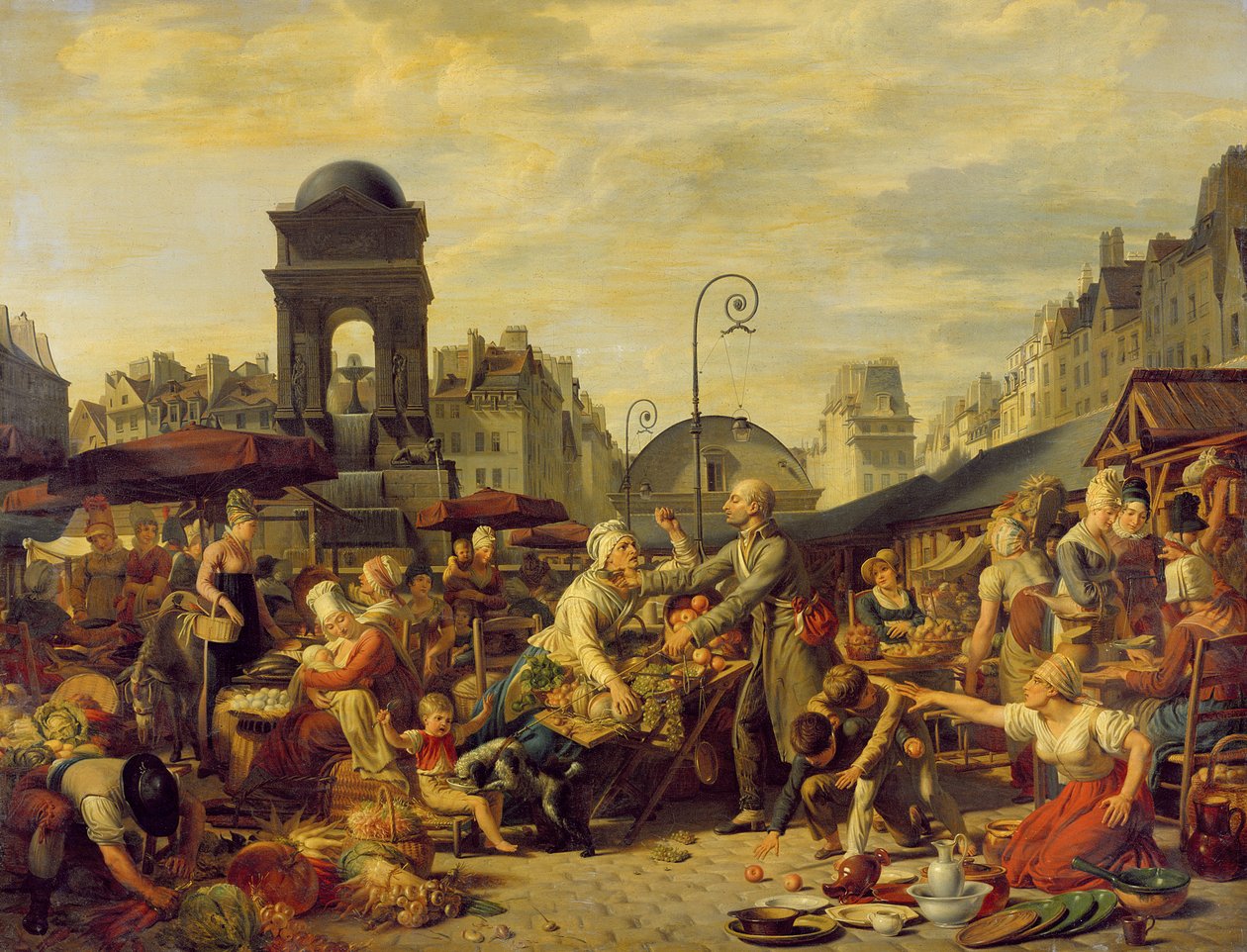 The Marche des Innocents ، c.1814 بواسطة جان تشارلز تارديو