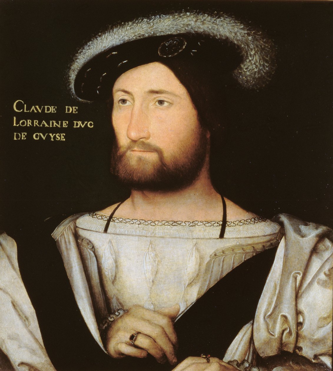صورة كلود لورين (1496-1550) دوق الغيز الأول ، c.1525-30 بواسطة جان كلويت
