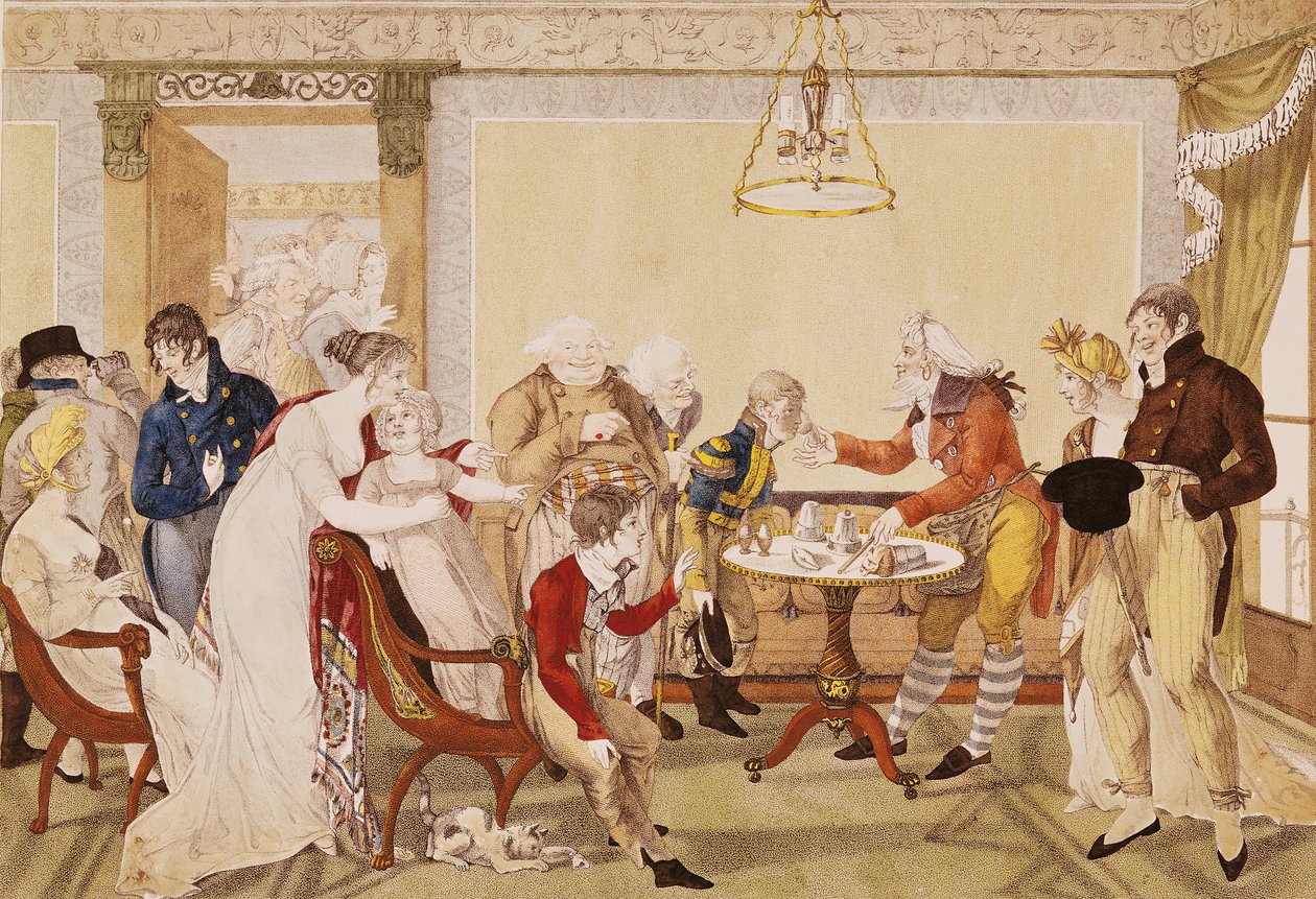 The Conjuror ، نقشها لويس تشارلز رووت ، ج .1807 بواسطة جان فرانسوا بوسيو