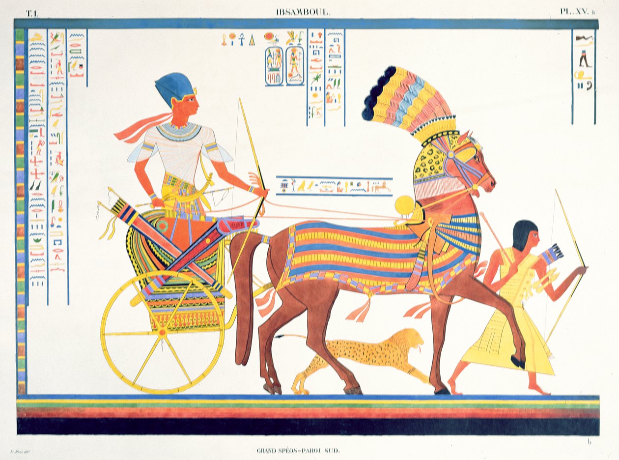 فرعون في عربة ، 1835-1845 بواسطة جان فرانسوا شامبليون