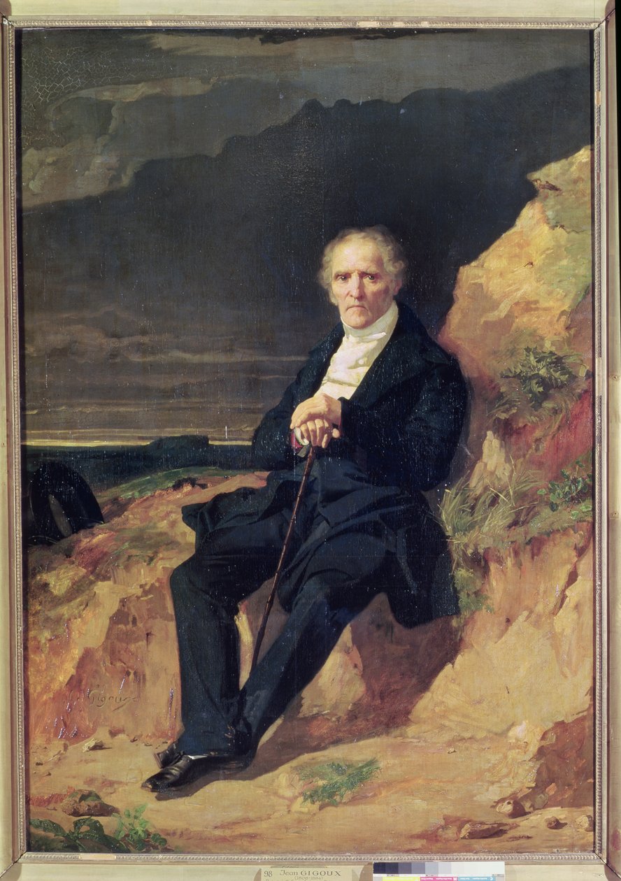 صورة تشارلز فورييه (1772-1837) بواسطة جان فرانسوا جيجو