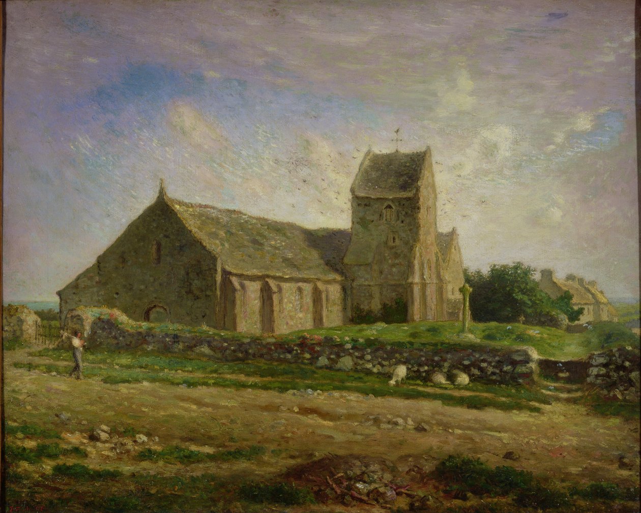 الكنيسة في Greville ، c.1871-74 بواسطة جان فرانسوا ميلت