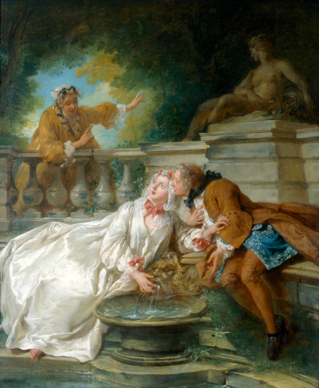 The Alarm or La Gouvernante Fidele، 1730 (الطباعة الحجرية) بواسطة جان فرانسوا دي تروي