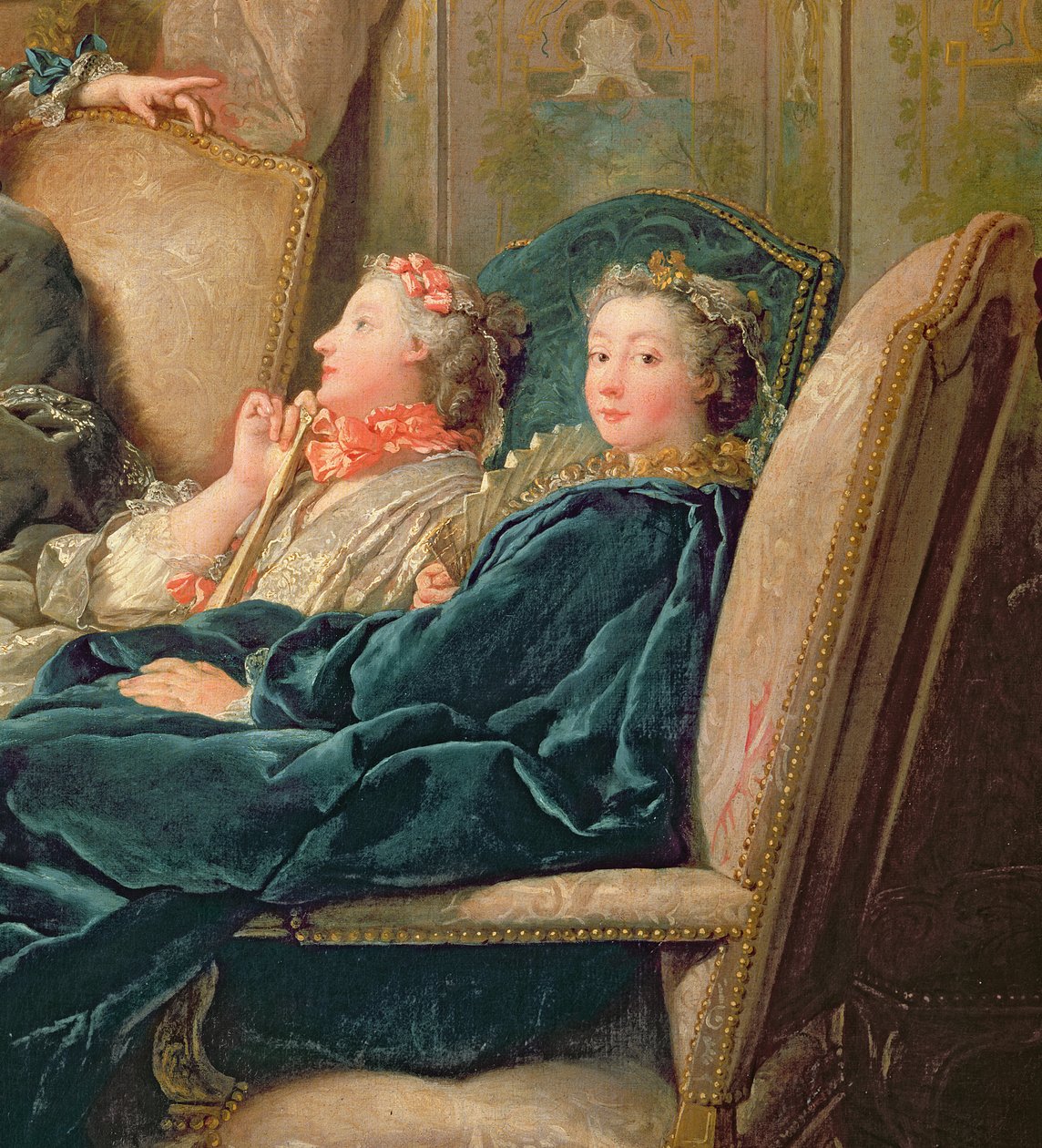 القراءة من موليير ، c.1728 تفاصيل 29516 بواسطة جان فرانسوا دي تروي