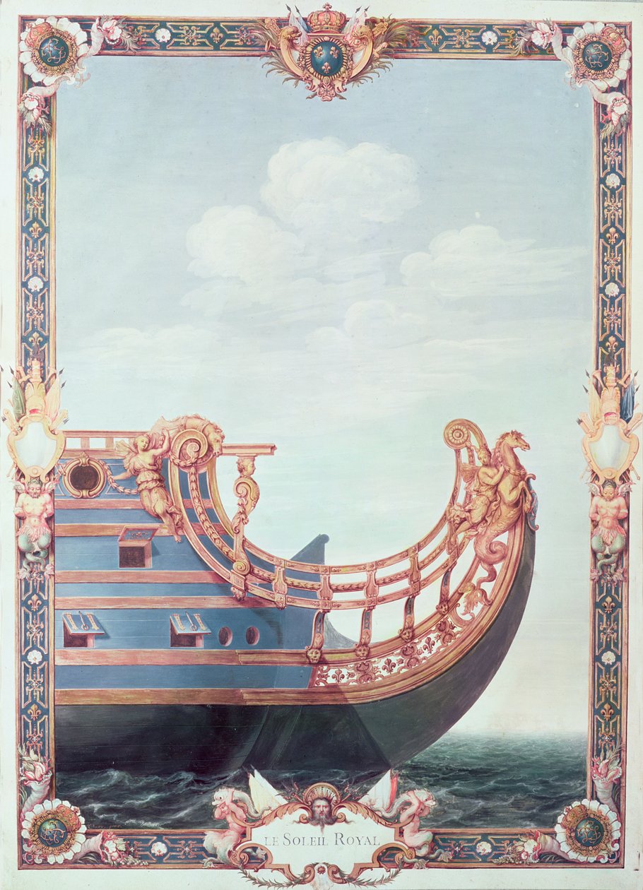 The Prow of "Le Soleil Royal" بواسطة جان بيرين