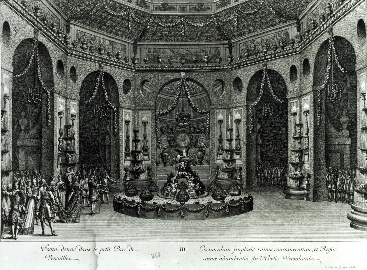 وليمة في الأراضي الصغيرة في فرساي ، 1678 بواسطة جان ليبوتر