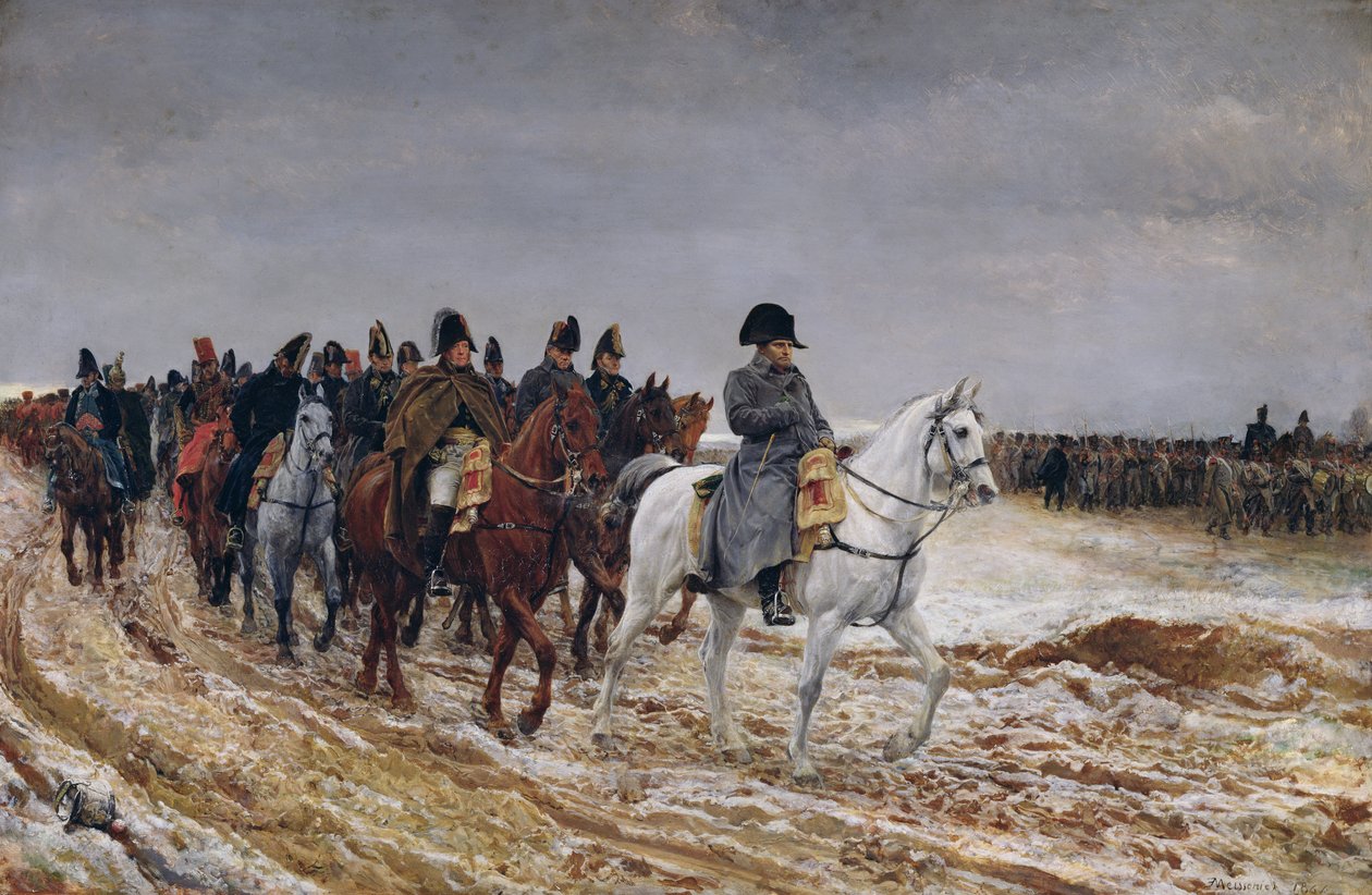 نابليون (1769-1821) عن الحملة عام 1814 ، 1864 بواسطة جان لويس إرنست ميسونييه