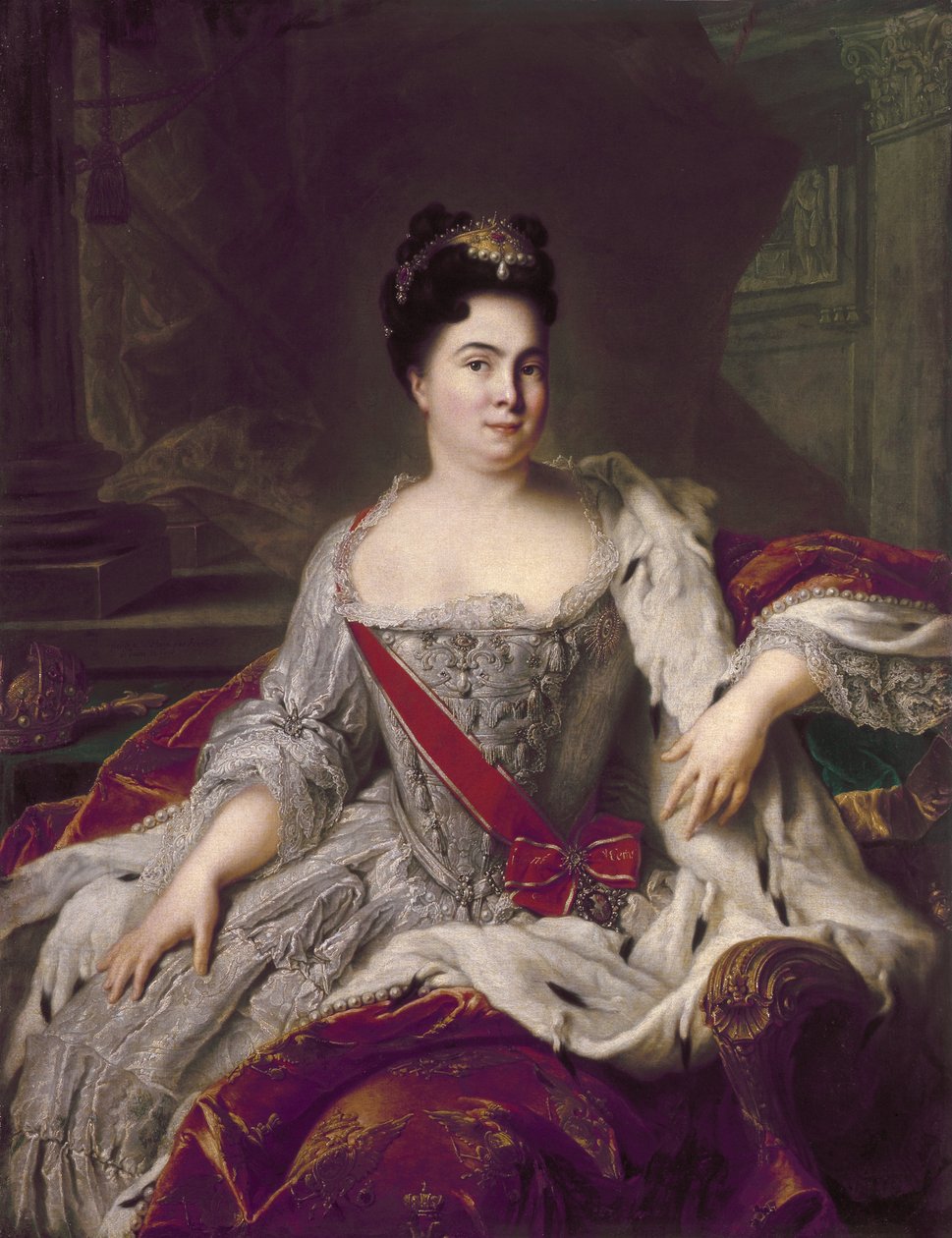 صورة كاترين الأولى (1684–1727) بواسطة جان مارك ناتييه