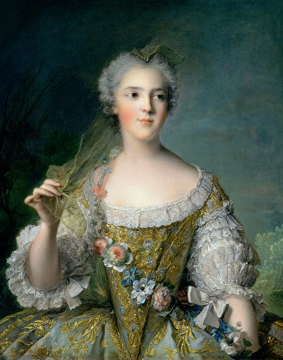 صورة مدام صوفي (1734-1782) ، ابنة لويس الخامس عشر ، في Fontevrault ، 1748 بواسطة جان مارك ناتييه