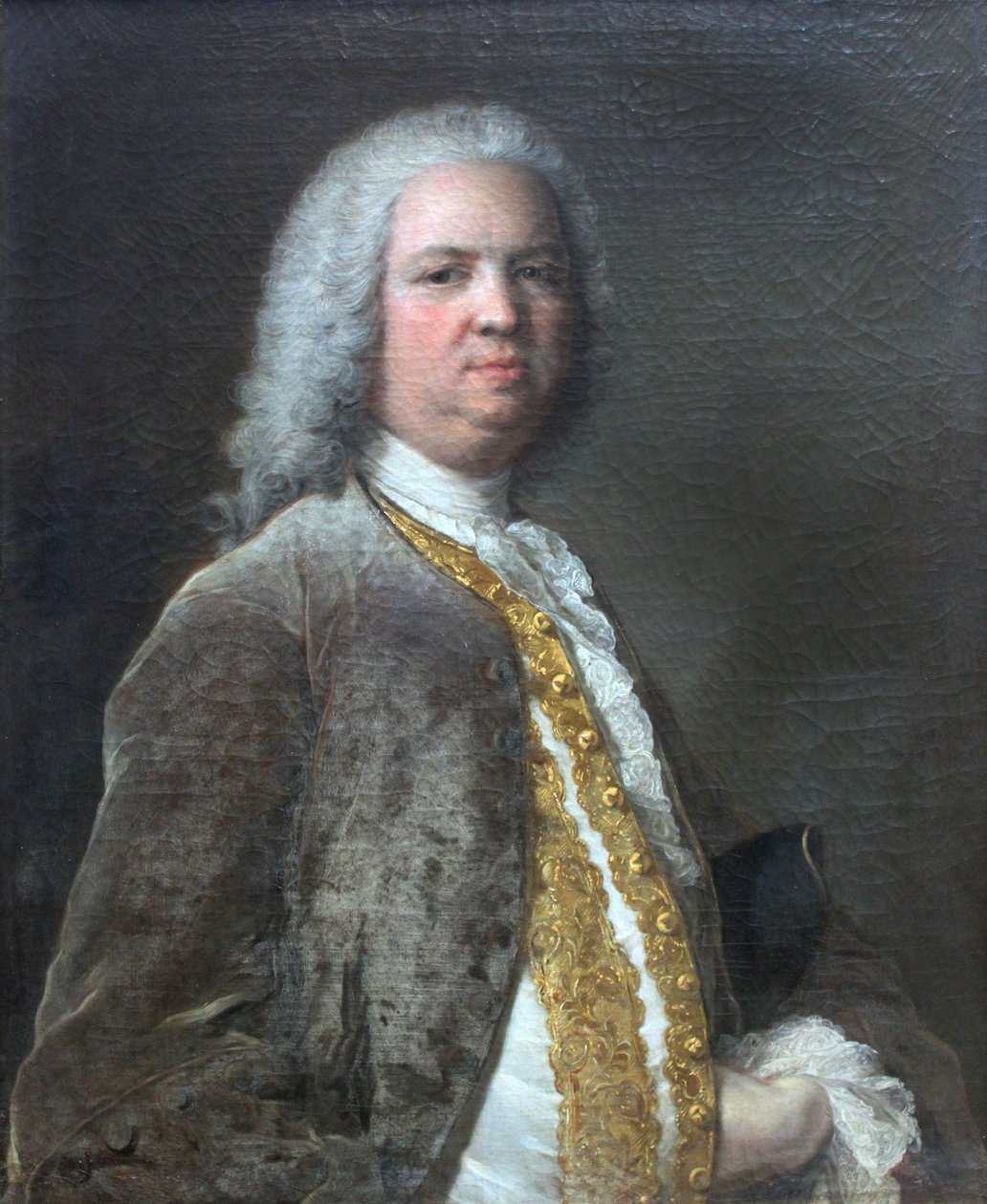صورة مصرفي فرانكفورت يوهان جورج ليرز (1691-1762) بواسطة جان مارك ناتييه