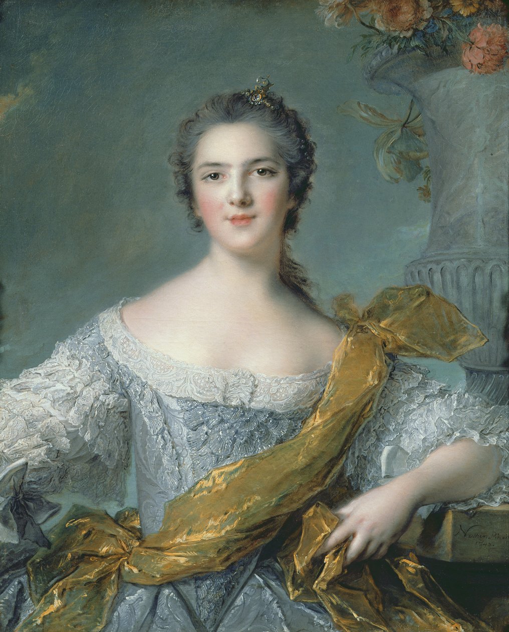 فيكتوار دو فرانس (1733-1799) في فونتيفرولت ، 1748 بواسطة جان مارك ناتييه