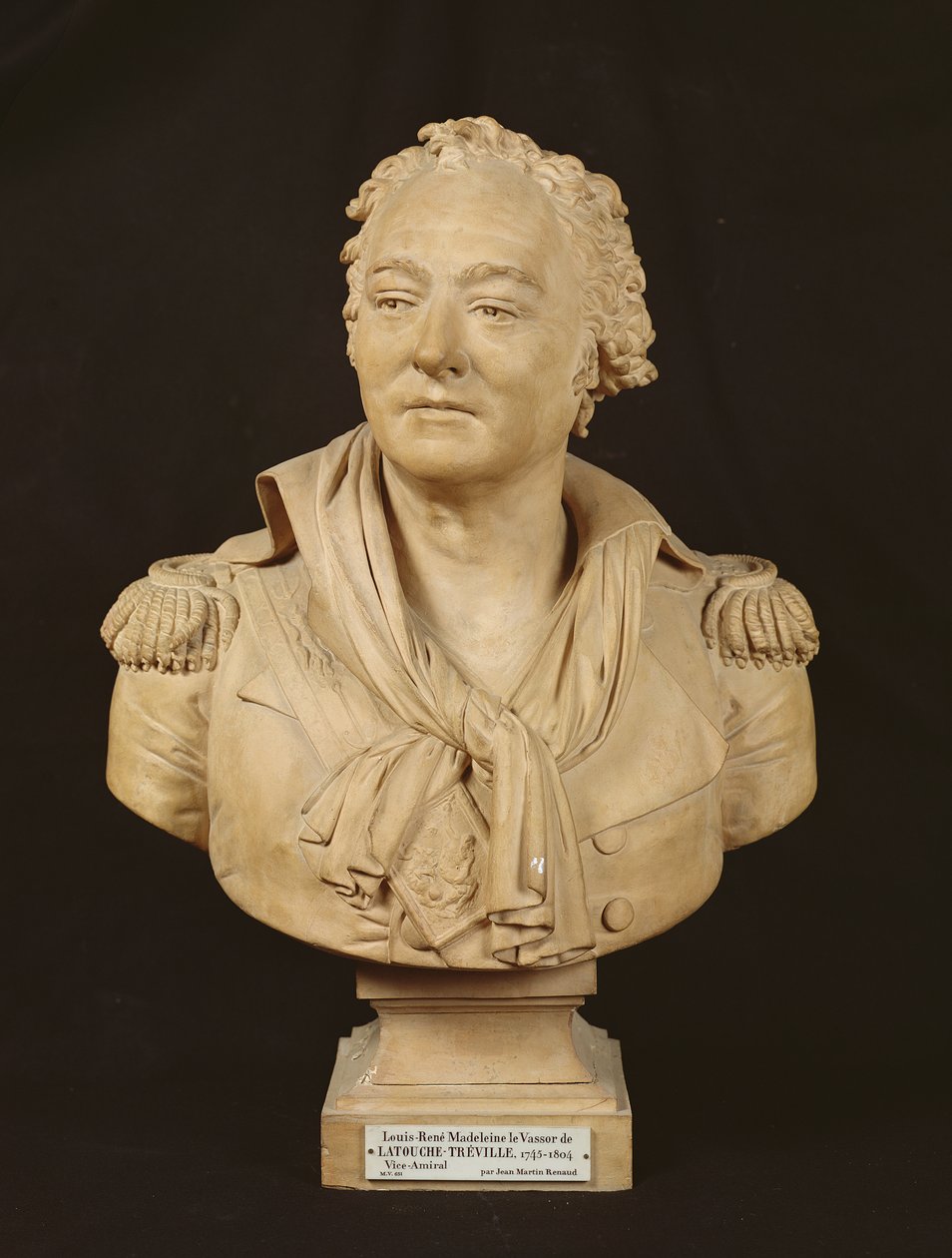 تمثال نصفي لويس دي لا توش تريفيل (1745-1804) بواسطة جان مارتن رينو