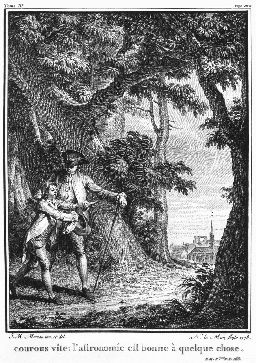 رسم توضيحي من فيلم &39;L&39;Emile&39; لجان جاك روسو (1712-1778) منقوش بواسطة نويل لو مير (1724-1800) نُشر عام 1778 بواسطة جان ميشيل الأصغر مورو