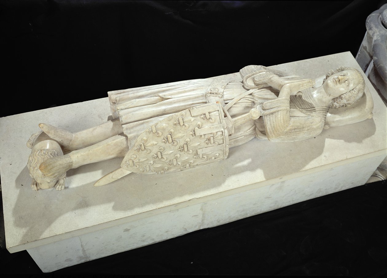 دمية روبرت الثاني (1250-1302) عدد أرتواز ، 1317 بواسطة جان بيبين