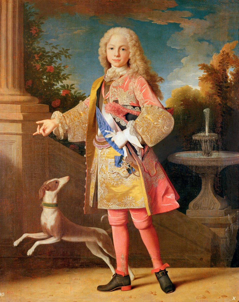 صورة فرديناند بوربون ، أمير أستورياس ، c.1725-35 بواسطة جان رانك