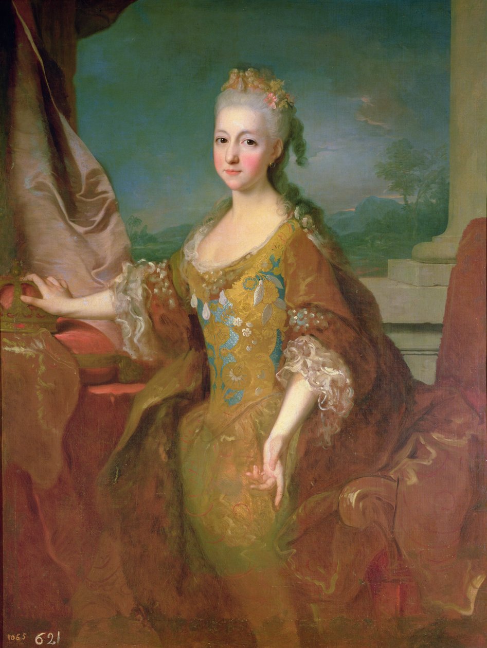 صورة لويز إليزابيث أورليانز (1709-42) بواسطة جان رانك