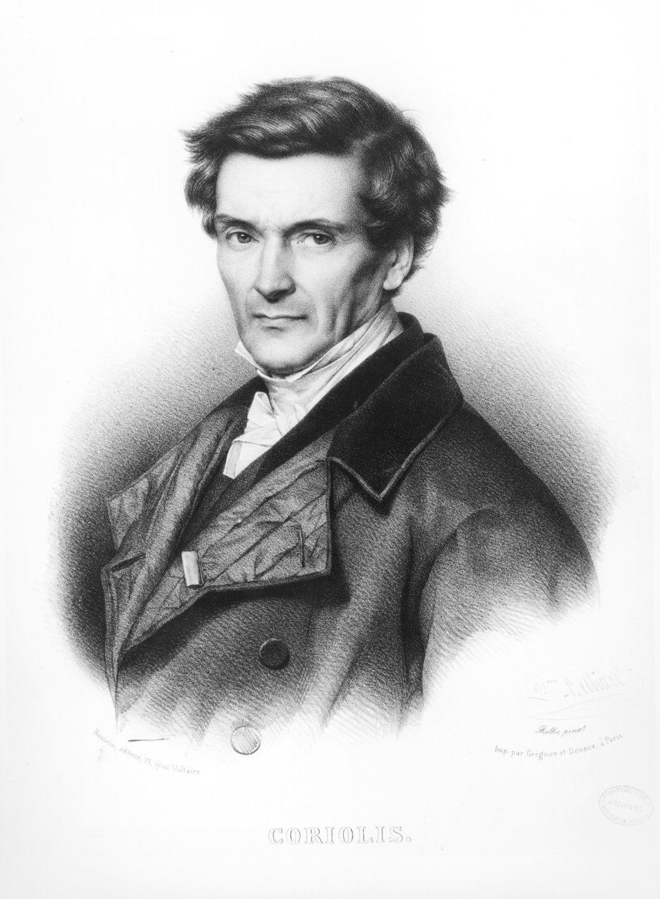 صورة لغوستاف غاسبارد كوريوليس (1792-1843) محفورة من قبل زفيرين فيليكس جان ماريوس بيليارد (م 1798) بواسطة جان رولر