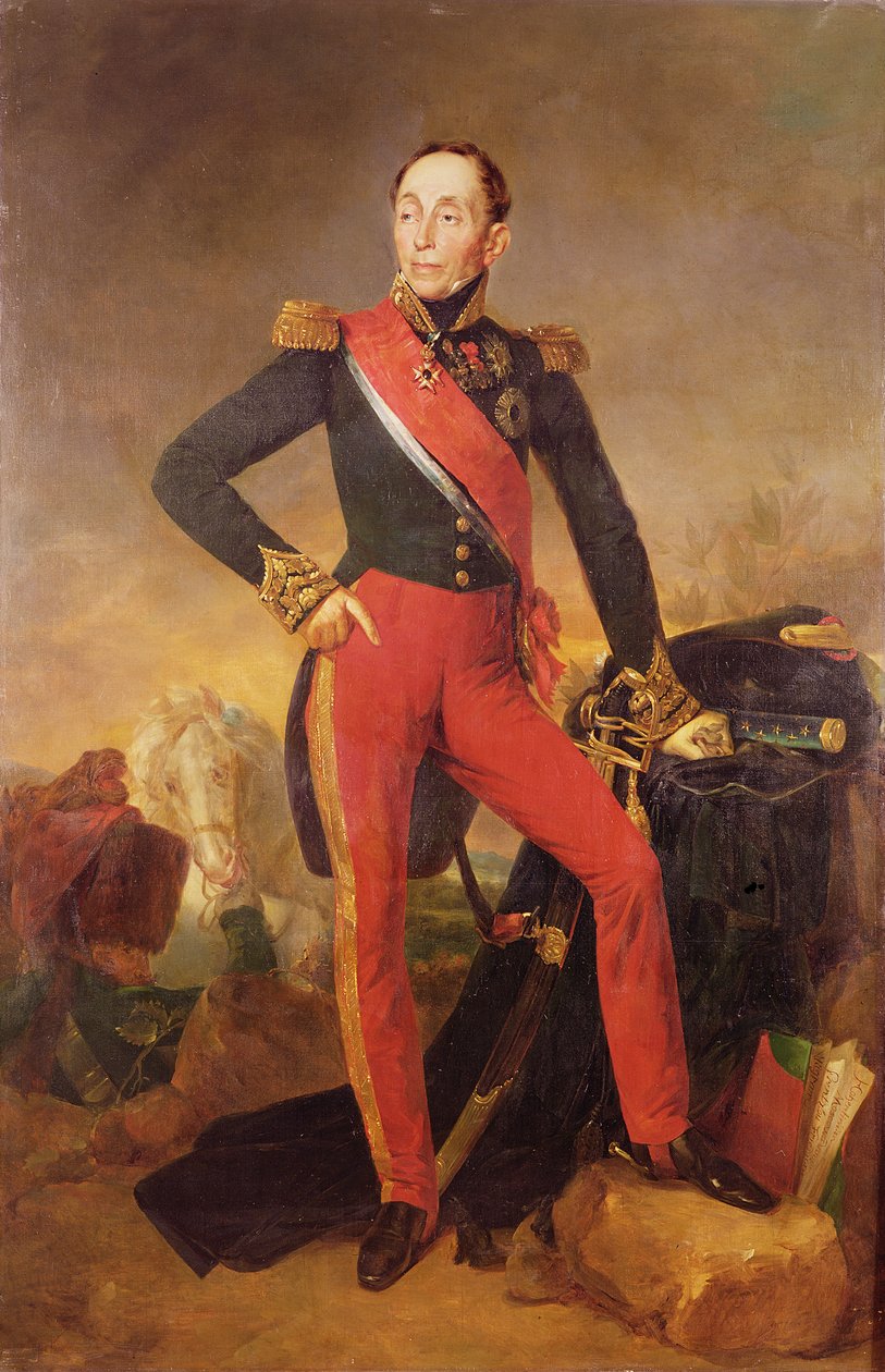 صورة ماركيز إيمانويل دي جروشي (1766-1847) مارشال فرنسا ، c.1835 بواسطة جان سيباستيان رويلارد