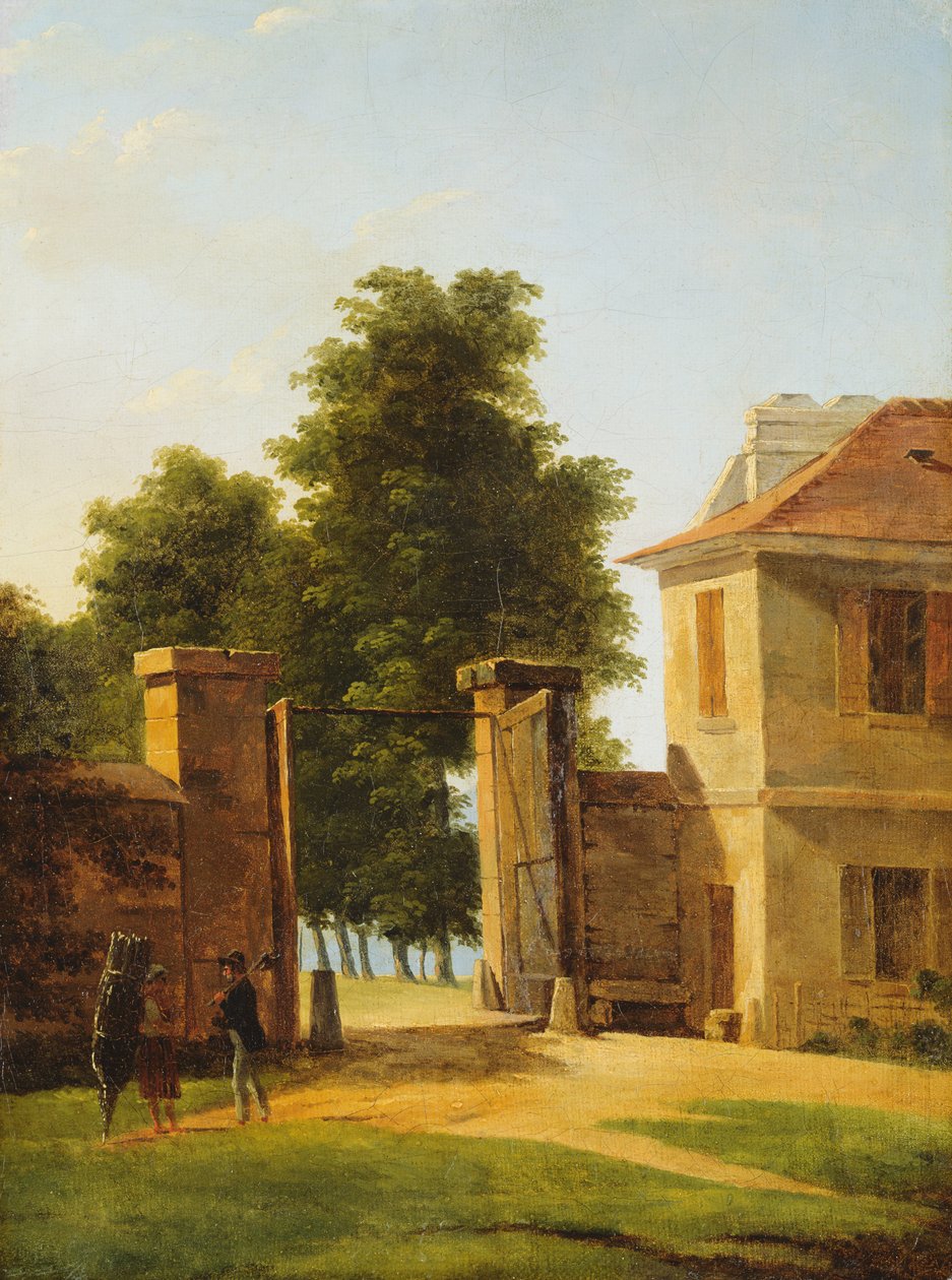مدخل الحديقة في Saint-Cloud ، 1810-12 بواسطة جان فيكتور بيرتين