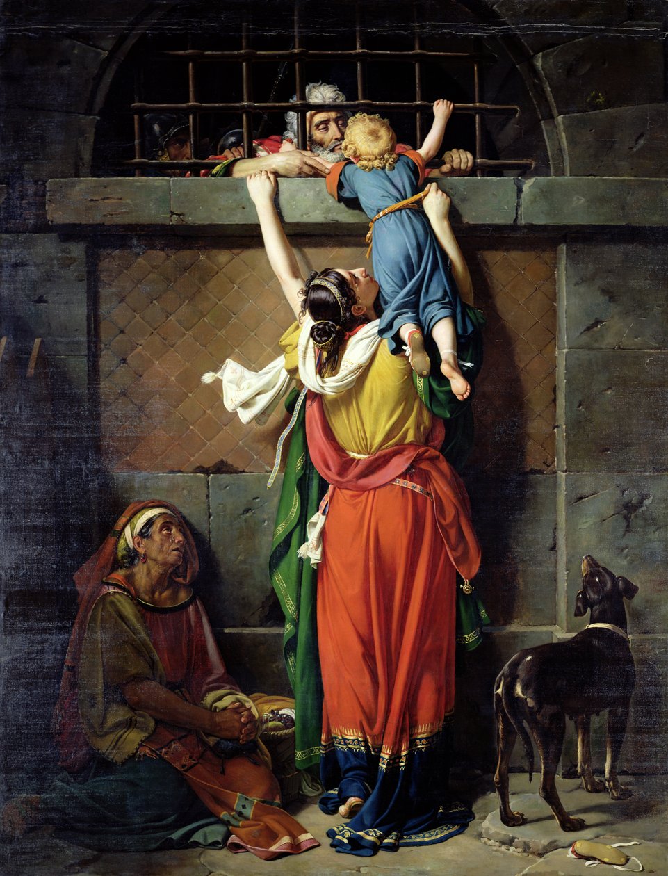 Boethius (480-524) وداع لعائلته بواسطة جان فيكتور شنيتز