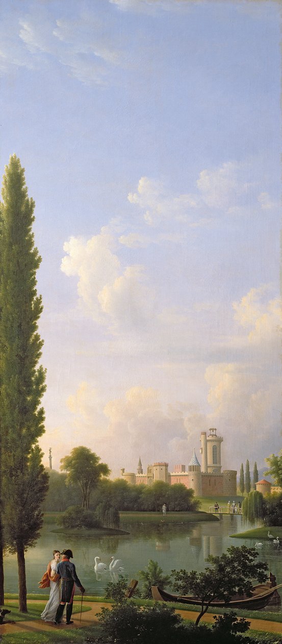 قلعة Laxenburg ، بالقرب من فيينا ، 1810 بواسطة جان جوزيف كزافييه بيدولد