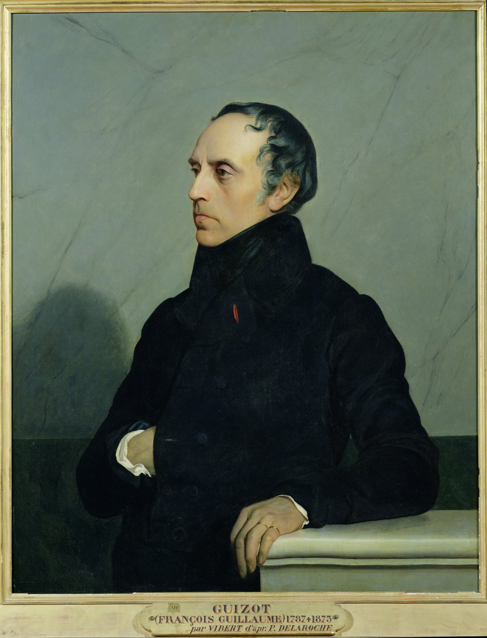 فرانسوا جيزوت (1787-1874) بعد لوحة رسمها بول ديلاروتشي (1797-1856) ج .1878 بواسطة جيهان جورج فيبرت