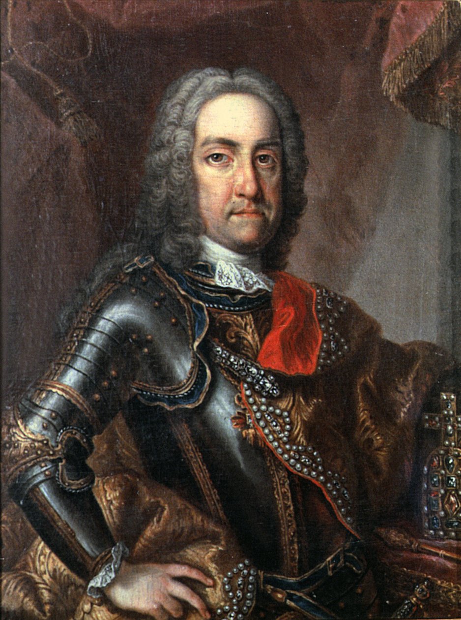 تشارلز السادس (1685-1740) الإمبراطور الروماني المقدس ، والد الإمبراطورة ماريا تيريزا من النمسا (1717-80) 1762 (صورة بعد وفاته) بواسطة جان اتيان ليوتارد