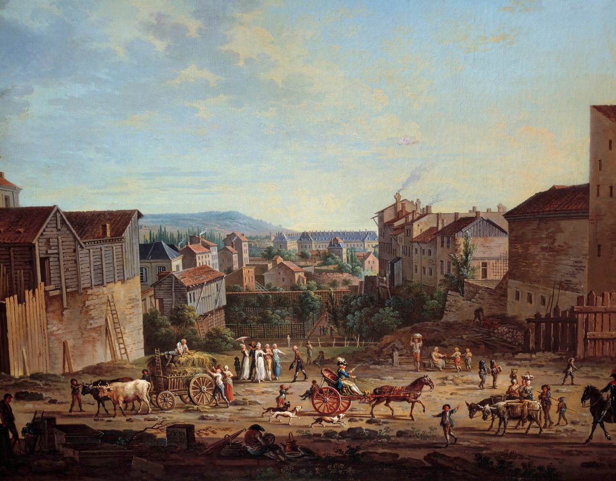 حصن Michottes في نانسي. رسم جان بابتيست كلودو (1733-1805) ، حوالي 1801. نانسي ، متحف هيستوريك لورين - ميتشوتس باستيون في نانسي (فرنسا). لوحة جان بابتيست كلودو (1733-1805) بواسطة جان بابتيست كلودو