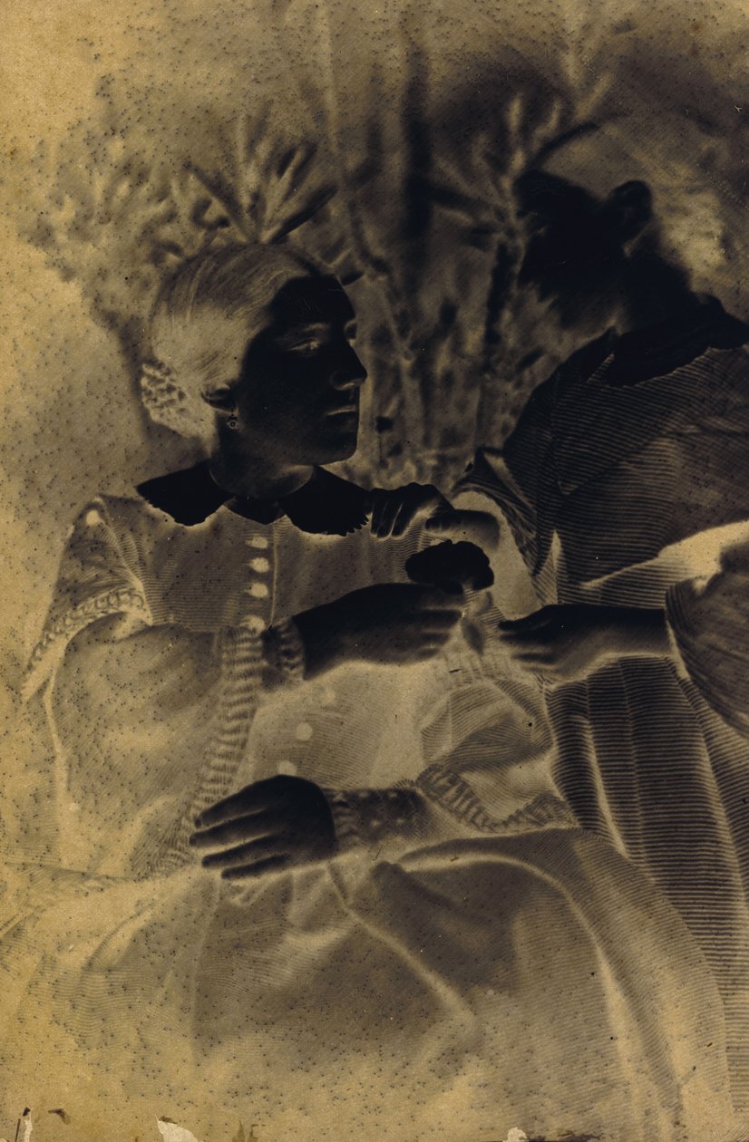 صورة لامرأة وطفل، 1855 (صورة) بواسطة جان بابتيست فرينيه