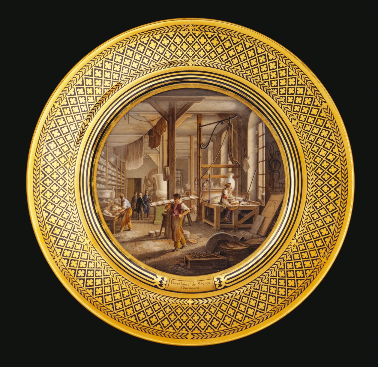 خزف سيفرس ، 1820-1835 (بورسلين) بواسطة جان تشارلز Develly