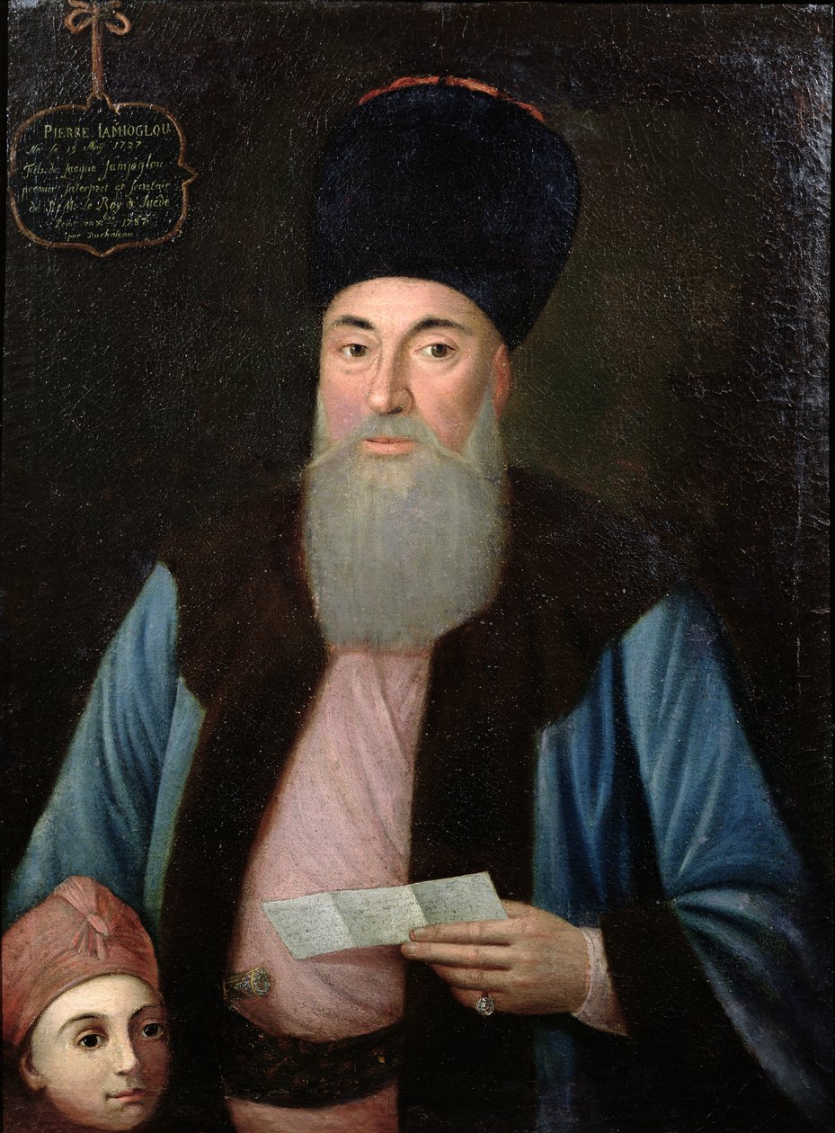 بيير Camcioglu (مواليد 1727) وابنه ، 1787 بواسطة جان فرانسوا دوشاتو