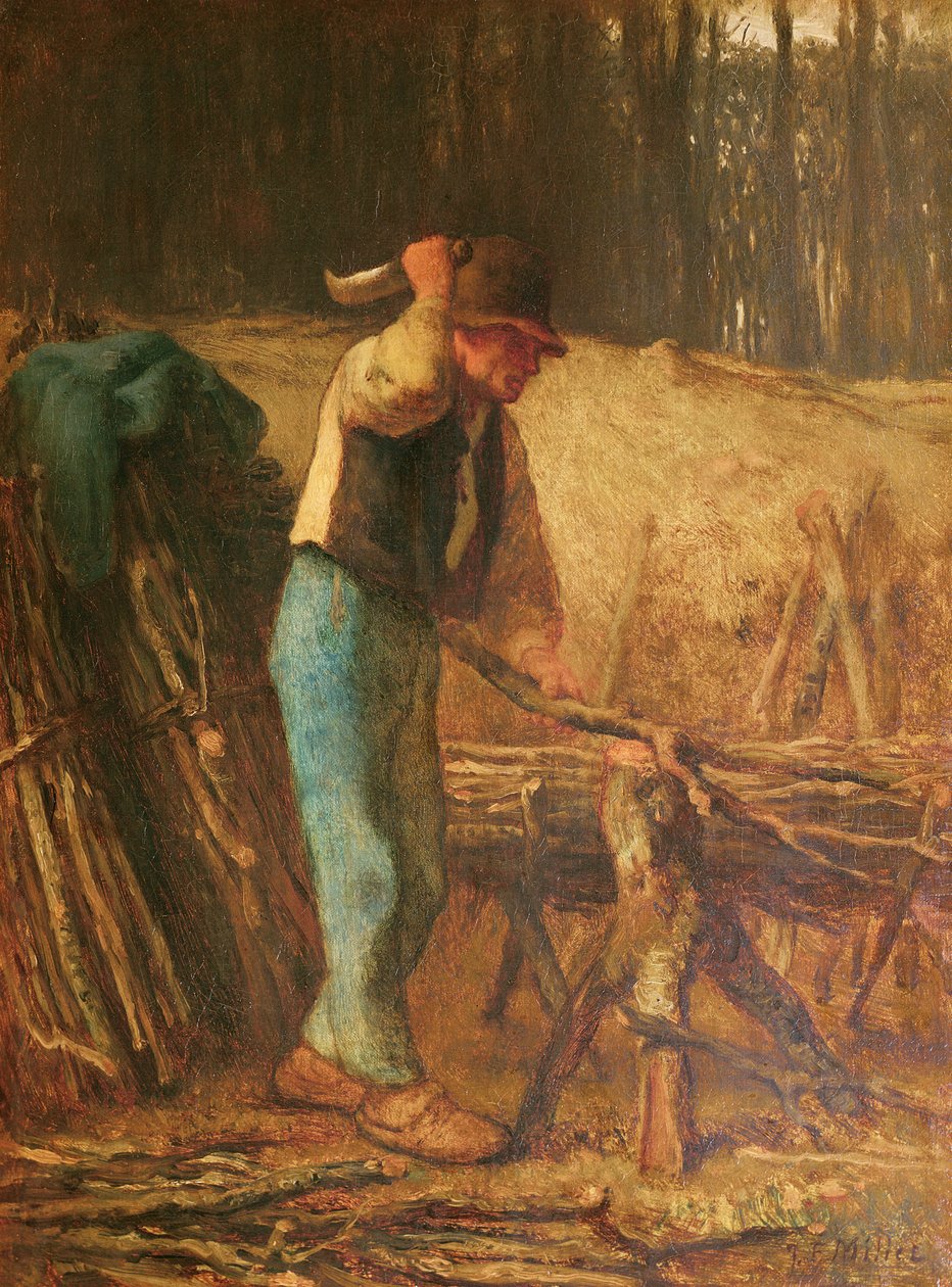 The Wood Splitter بواسطة جان فرانسوا ميلت