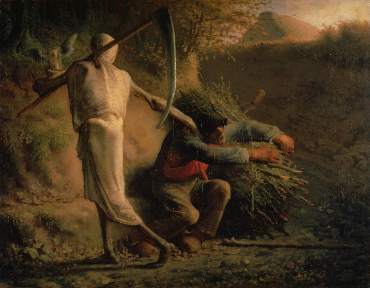 Death and the Woodcutter بواسطة جان فرانسوا ميلت