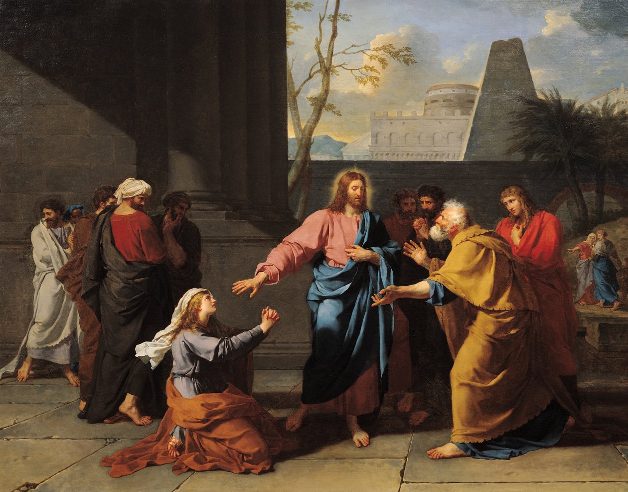 المسيح والمرأة الكنعانية ، 1783-84 بواسطة 