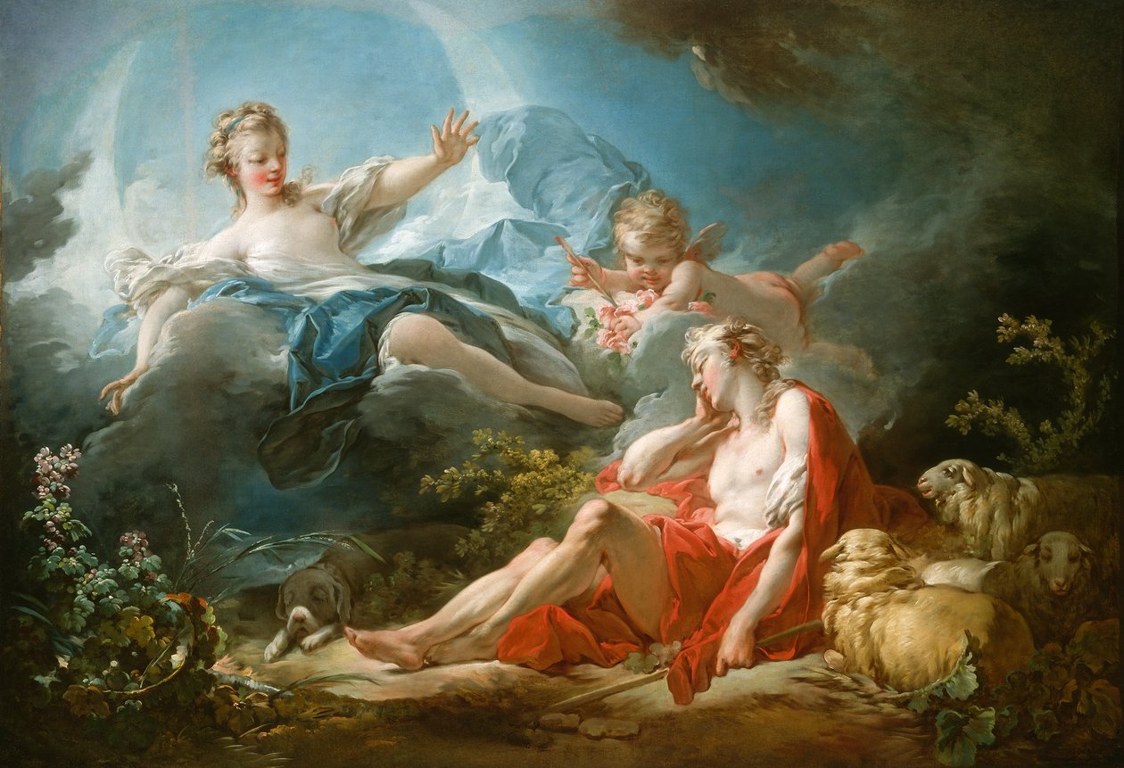 ديانا وإنديميون ، c.1753-56 بواسطة جان هونوري فراجونارد